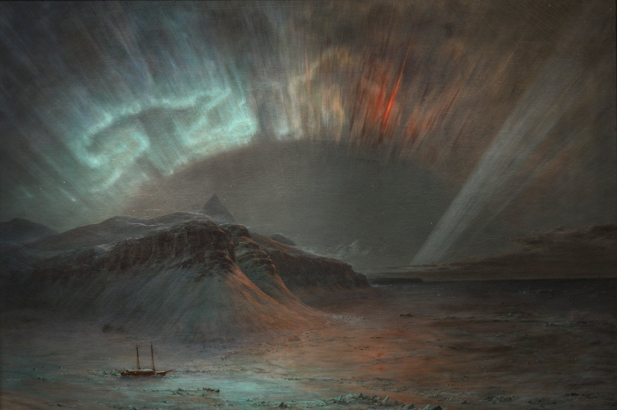 Aurora Borealis, 1865. alkotó: Frederic Edwin Church