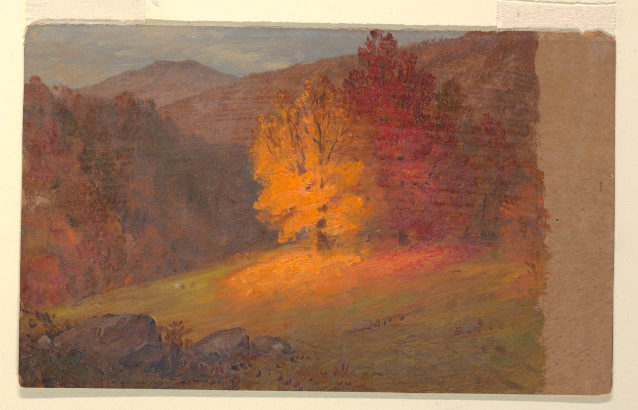 Őszi táj alkotó: Frederic Edwin Church