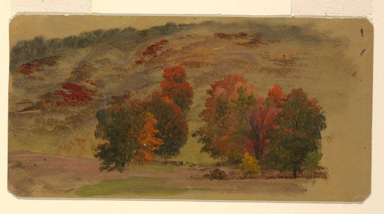 Őszi táj alkotó: Frederic Edwin Church