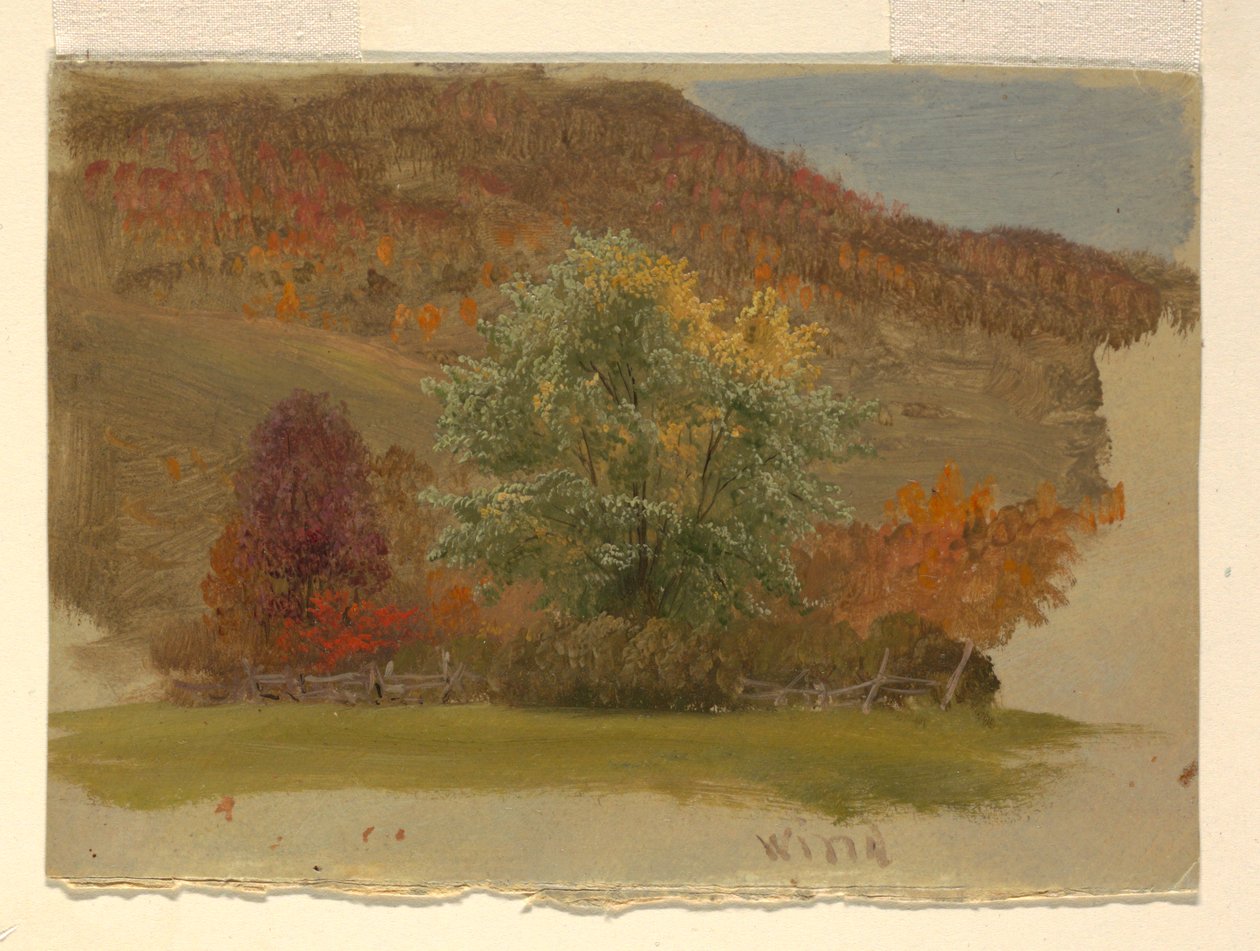 Őszi táj alkotó: Frederic Edwin Church