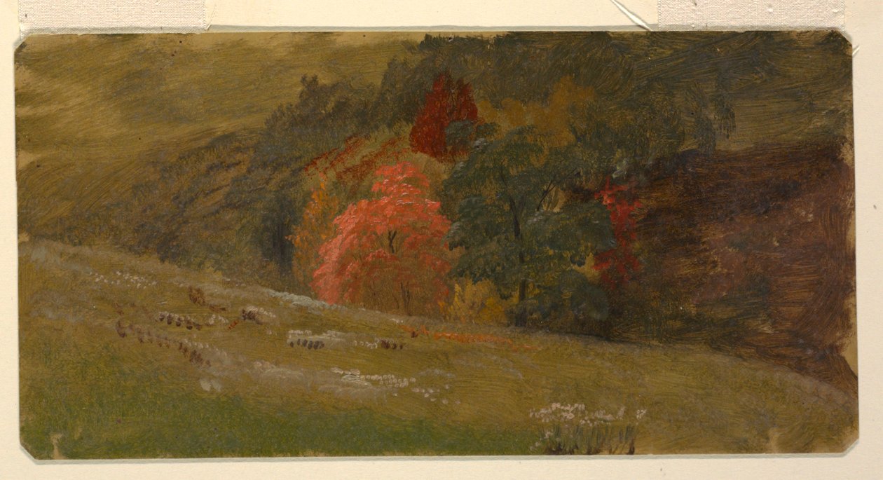 Őszi táj alkotó: Frederic Edwin Church