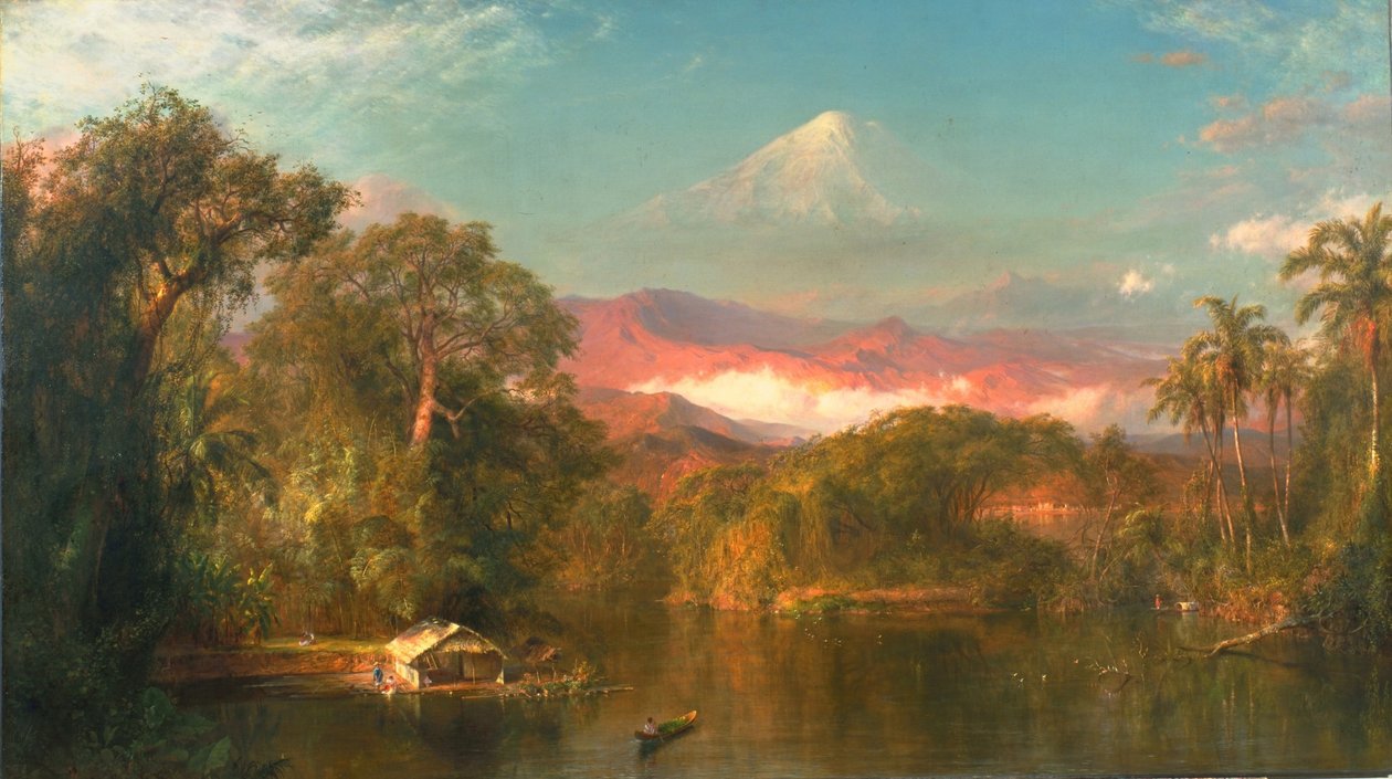 Chimborazo alkotó: Frederic Edwin Church