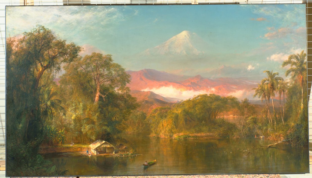 Chimborazo, 1864 alkotó: Frederic Edwin Church