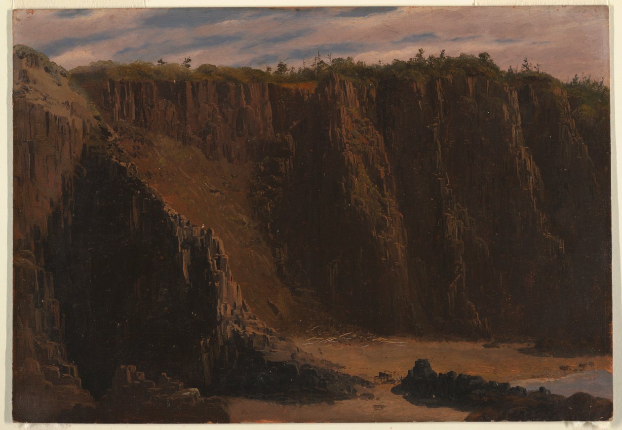 Sziklák Grand Mananban alkotó: Frederic Edwin Church
