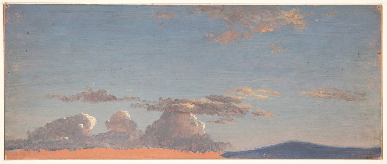 Felhő-tanulmány alkotó: Frederic Edwin Church