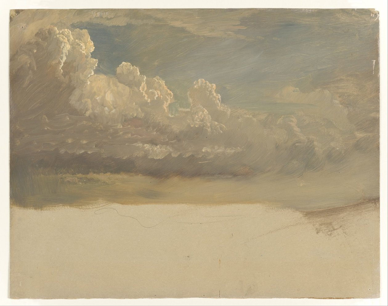 Felhő tanulmány alkotó: Frederic Edwin Church