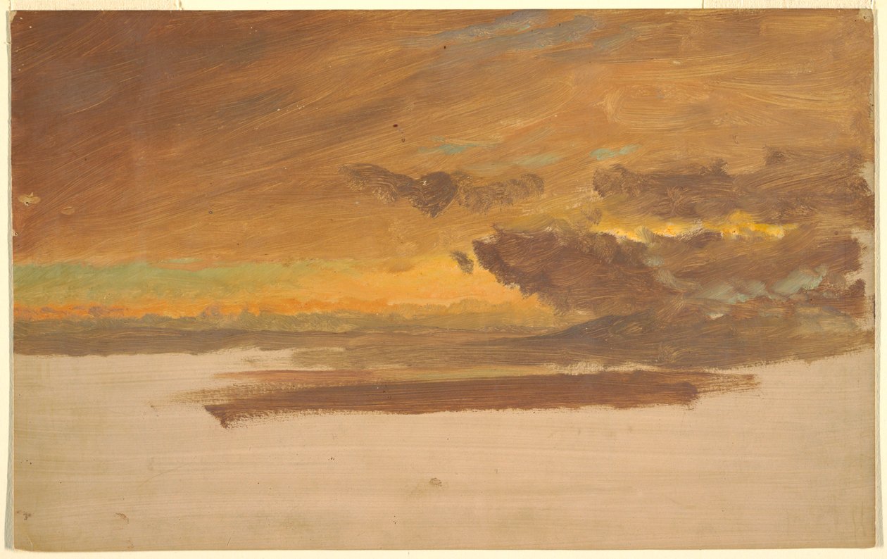 Felhő-tanulmány alkotó: Frederic Edwin Church