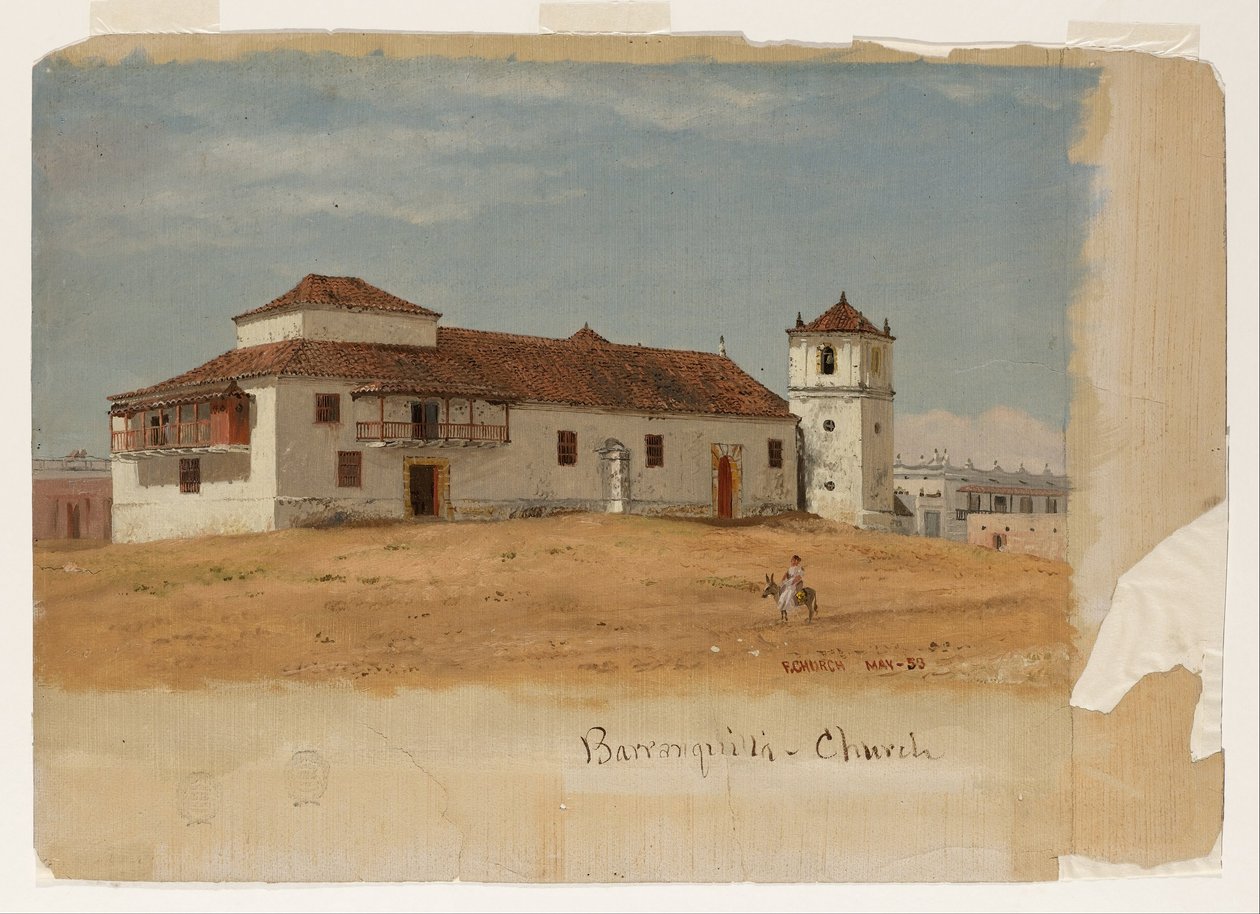 Kolumbia, Baranquilla templom alkotó: Frederic Edwin Church
