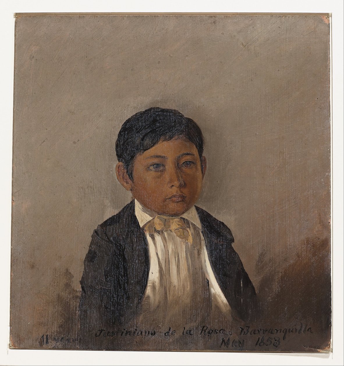 Kolumbia, Barranquilla, fiú portréja alkotó: Frederic Edwin Church