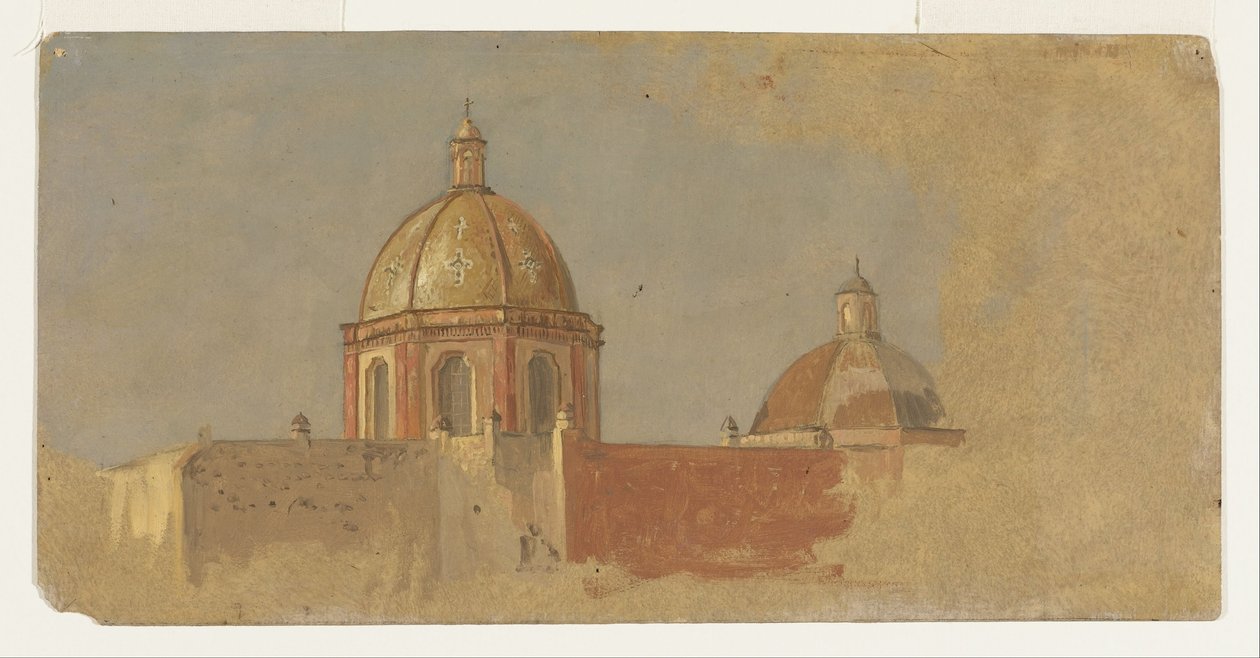 Kolumbia vagy Ecuador, templomtetők alkotó: Frederic Edwin Church