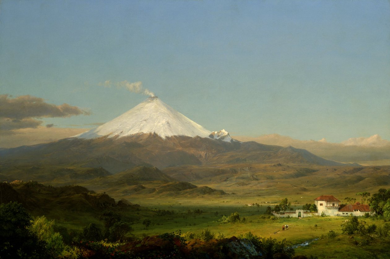 Cotopaxi alkotó: Frederic Edwin Church
