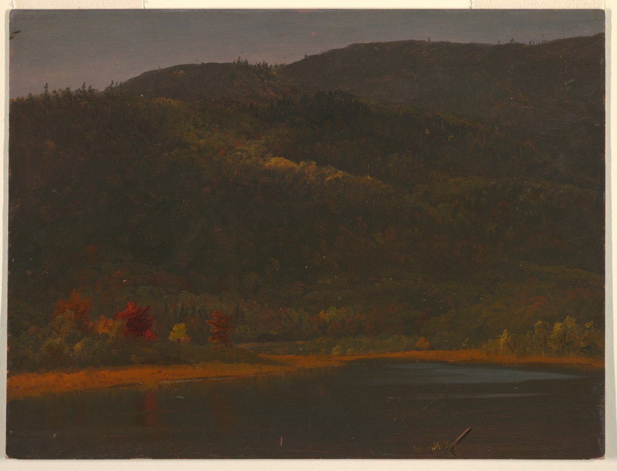 Rajz, Őszi táj, 1860-70 alkotó: Frederic Edwin Church