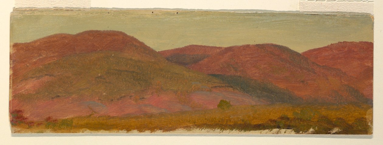 Rajz, Őszi táj, 1870 körül alkotó: Frederic Edwin Church
