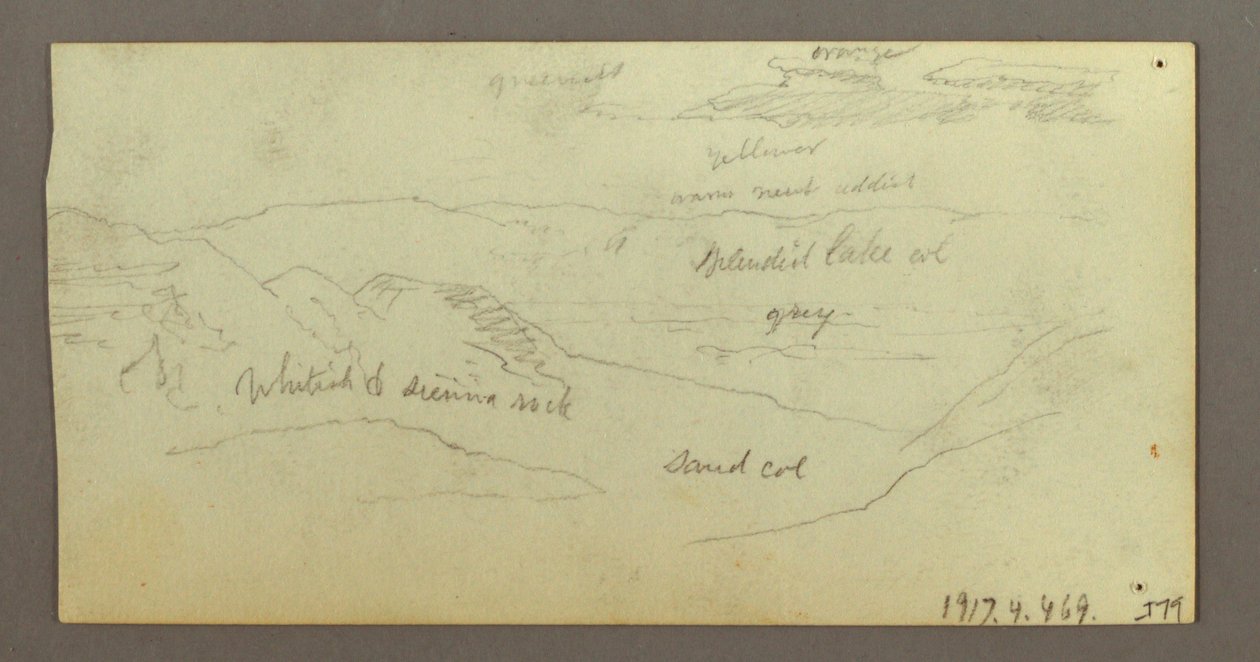 Rajz, teve tanulmányok, 1868. február 21-22. alkotó: Frederic Edwin Church
