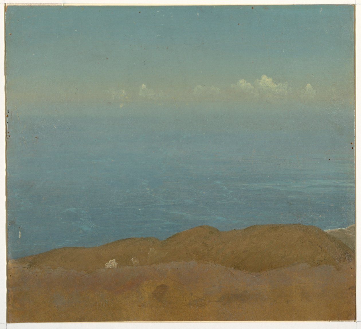 Rajz, Felhő tanulmány, 1860-70 alkotó: Frederic Edwin Church