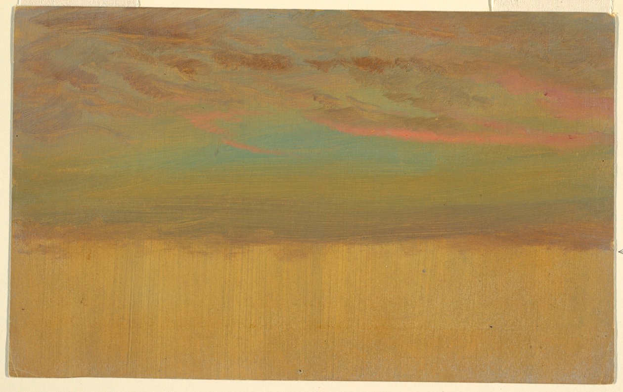 Rajz, Felhő tanulmány, 1870-80 alkotó: Frederic Edwin Church