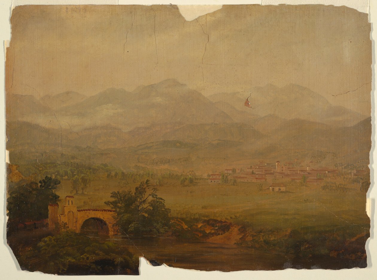 Rajz, Colomhia vagy Ecuador, 1853 alkotó: Frederic Edwin Church