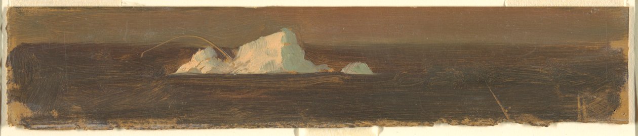 Rajz, úszó jéghegyek, 1859 alkotó: Frederic Edwin Church