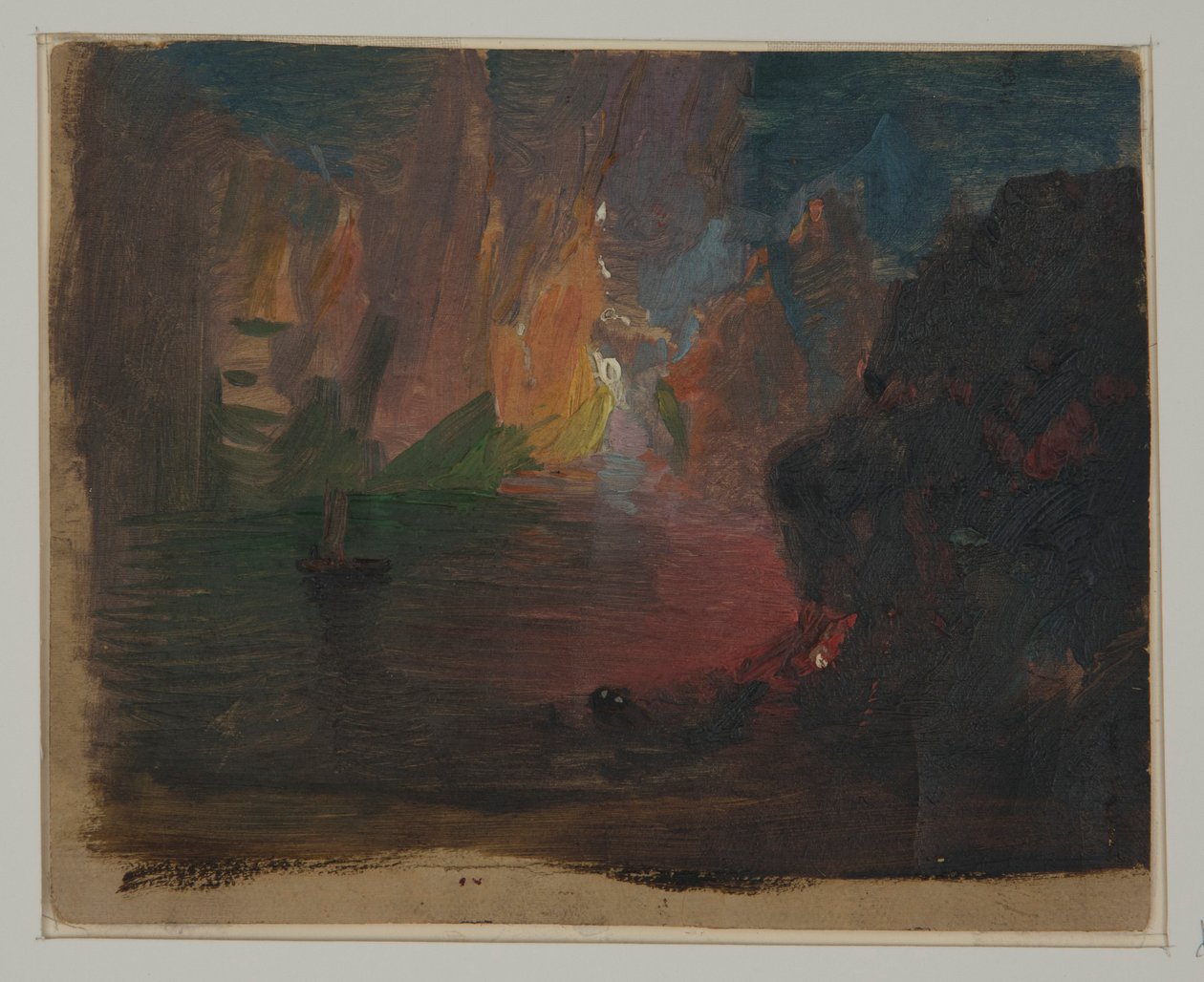 Rajz, Jéghegy fantázia, 1859 körül alkotó: Frederic Edwin Church
