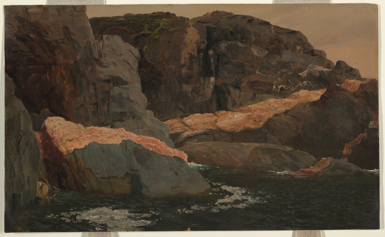 Rajz, Laborador, Nagy-sziget, Battle Harbor, 1859 alkotó: Frederic Edwin Church