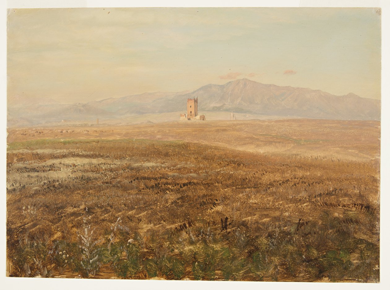 Rajz, mexikói tájkép, 1869. április alkotó: Frederic Edwin Church