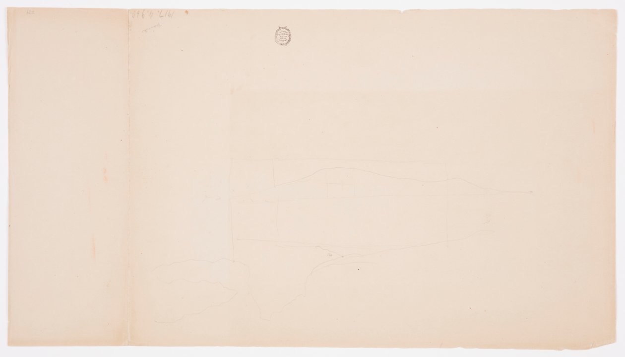 Rajz, Millinocket-tó, Maine, 1878 szeptembere alkotó: Frederic Edwin Church