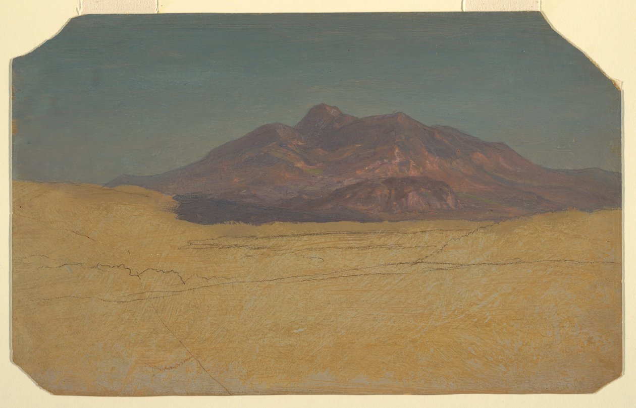 Rajz, Hegyi táj, 1868 alkotó: Frederic Edwin Church