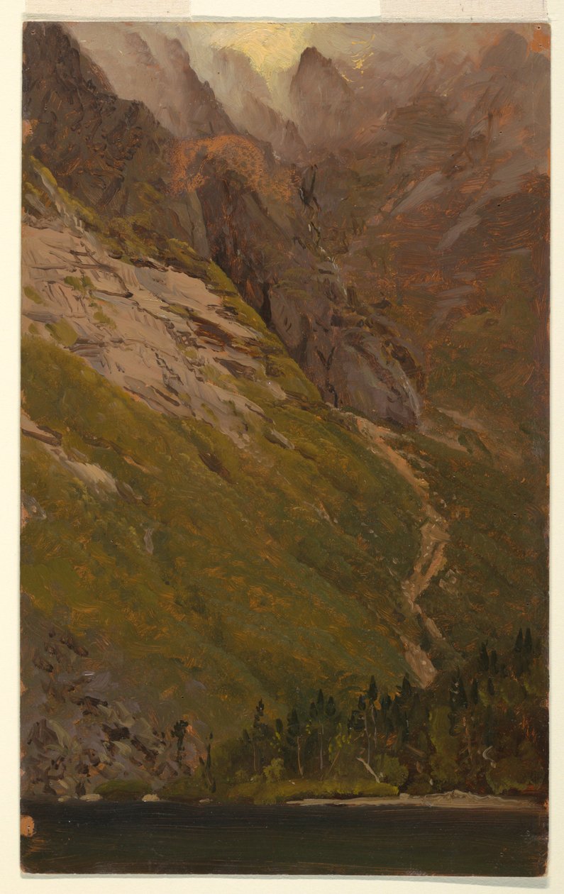 Rajz, Katahdin-hegy, Great Basin, 1878 előtt alkotó: Frederic Edwin Church