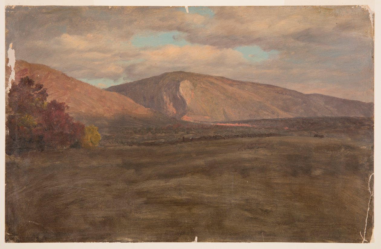 Rajz, Katahdin hegy délnyugatról (), 1870-80 alkotó: Frederic Edwin Church