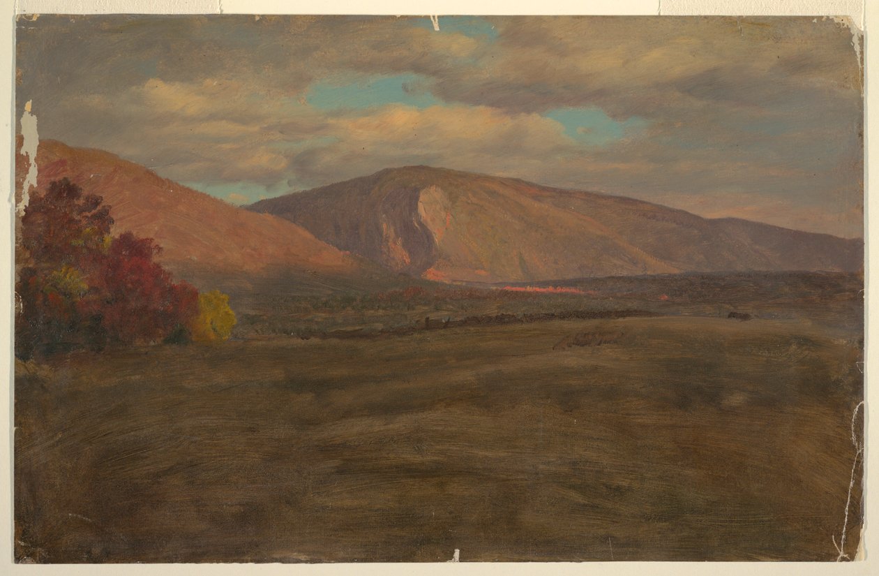 Rajz, Katahdin hegy délnyugatról (), 1870-80 alkotó: Frederic Edwin Church