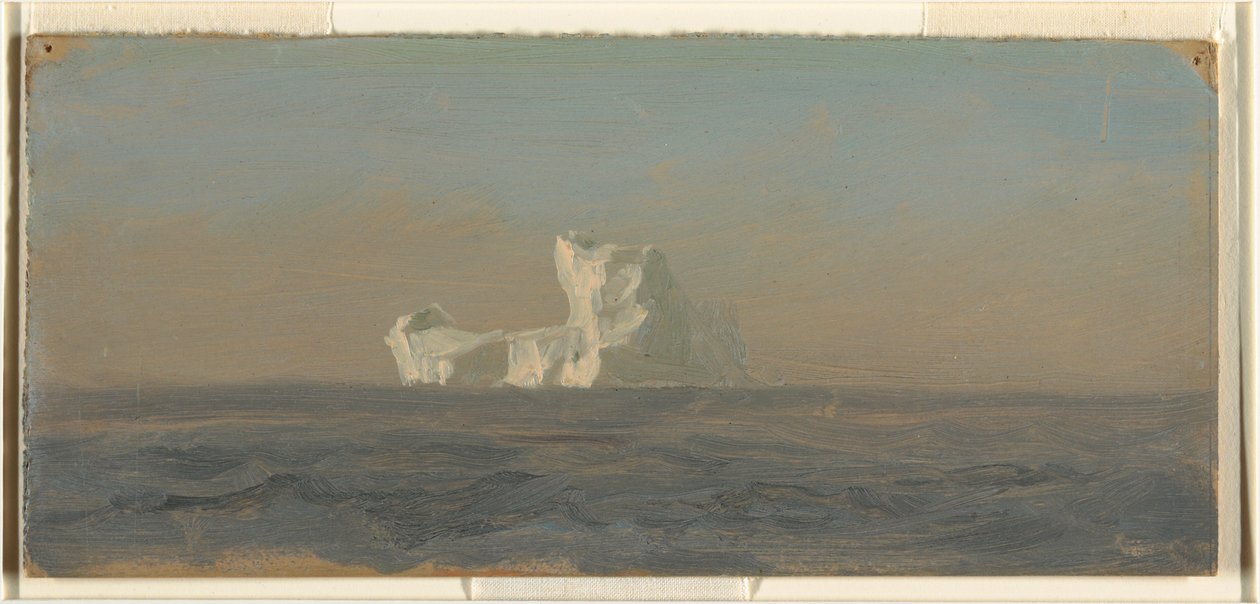 Rajz, Jéghegy, Új-Fundland, 1859. június alkotó: Frederic Edwin Church