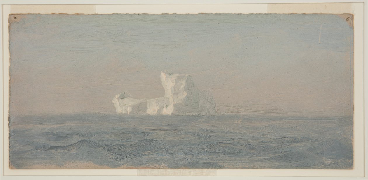 Rajz, Jéghegy, Új-Fundland, 1859. június alkotó: Frederic Edwin Church