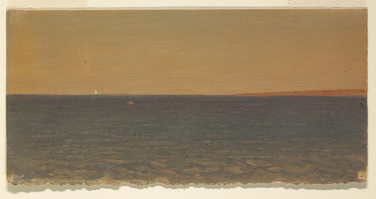 Rajz, Tengeri táj jégheggyel, 1859 alkotó: Frederic Edwin Church