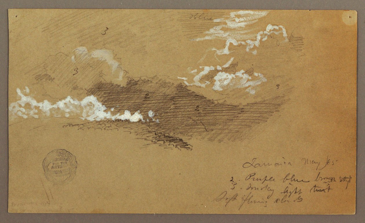 Rajz, Ég, 1865 május alkotó: Frederic Edwin Church