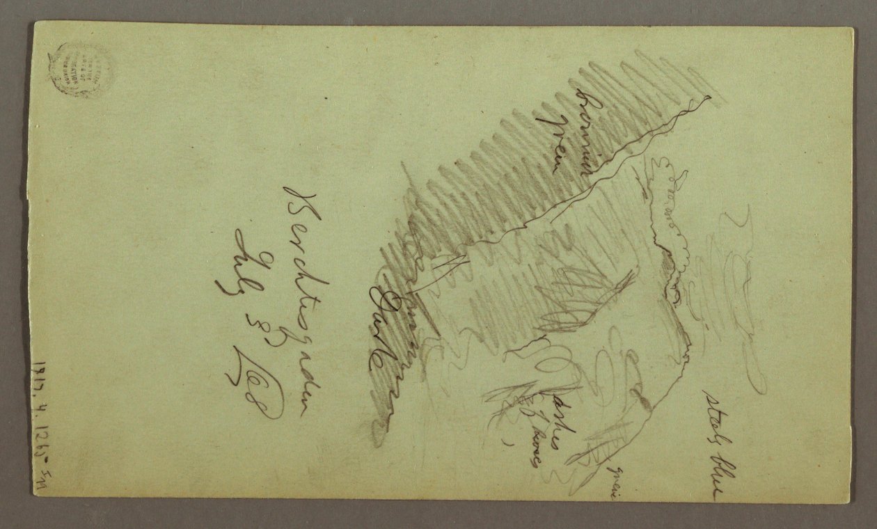 Rajz, tornyok, háztetők, tető, Spicket, tető, 1868. július alkotó: Frederic Edwin Church