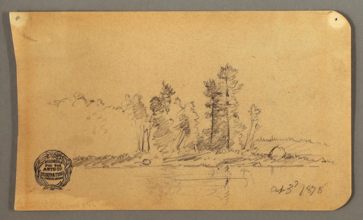 Rajz, Erdős part, 1878 alkotó: Frederic Edwin Church