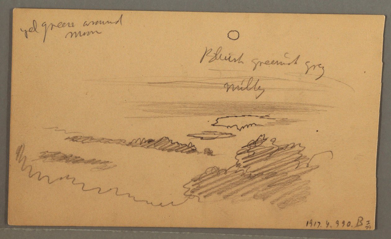 Rajz, Erdős völgy, 1873 októbere alkotó: Frederic Edwin Church