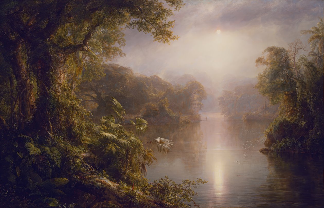 El Rio de Luz (A fény folyója) alkotó: Frederic Edwin Church