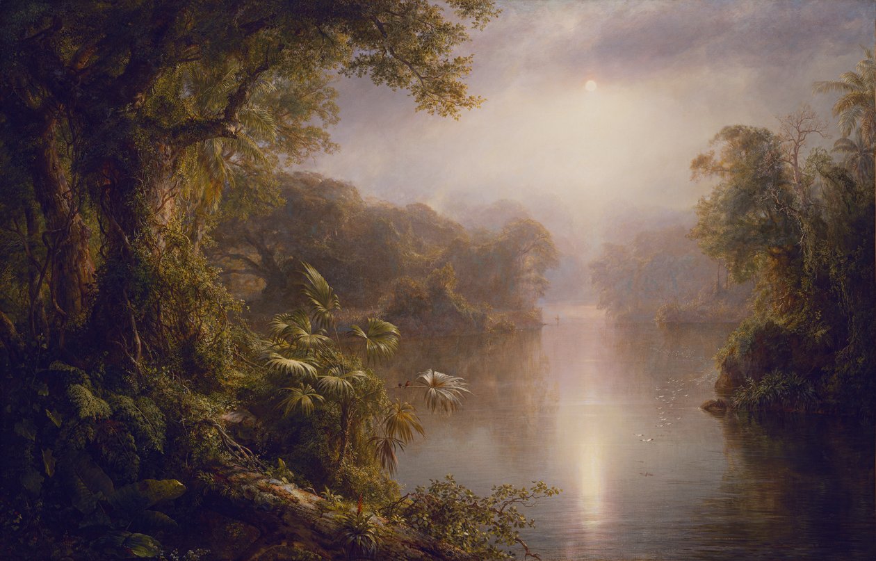 El Rio de Luz (A fény folyója) alkotó: Frederic Edwin Church