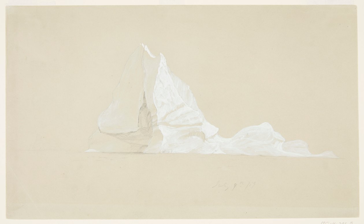 Lebegő jéghegy alkotó: Frederic Edwin Church