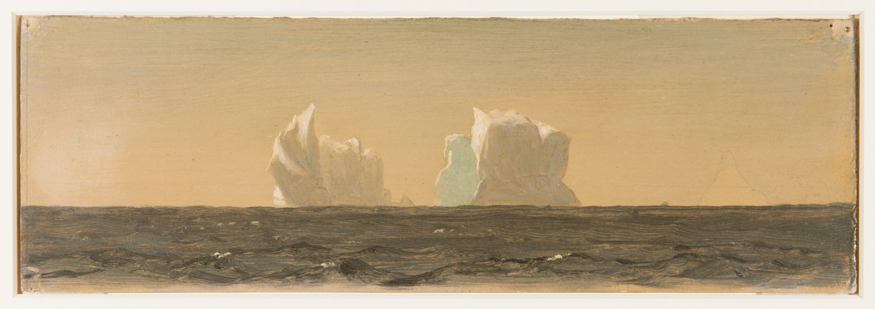 Lebegő jéghegyek alkotó: Frederic Edwin Church
