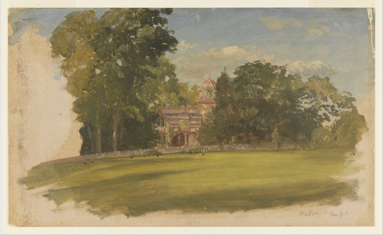 Ház Hudson, New York alkotó: Frederic Edwin Church