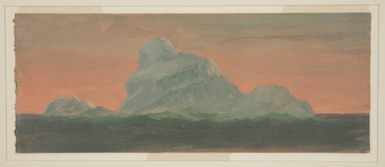 Jéghegy az esti égbolt ellen alkotó: Frederic Edwin Church
