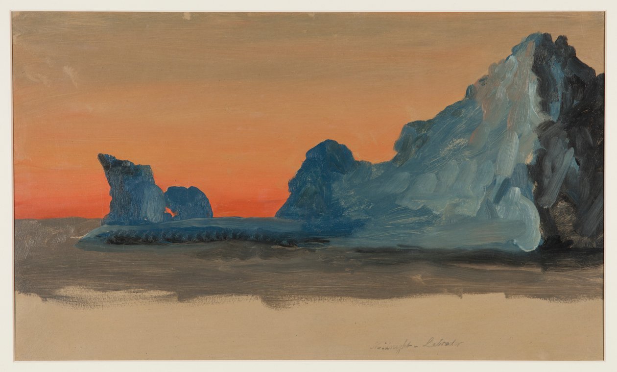 Jéghegyek éjfélkor, Labrador alkotó: Frederic Edwin Church