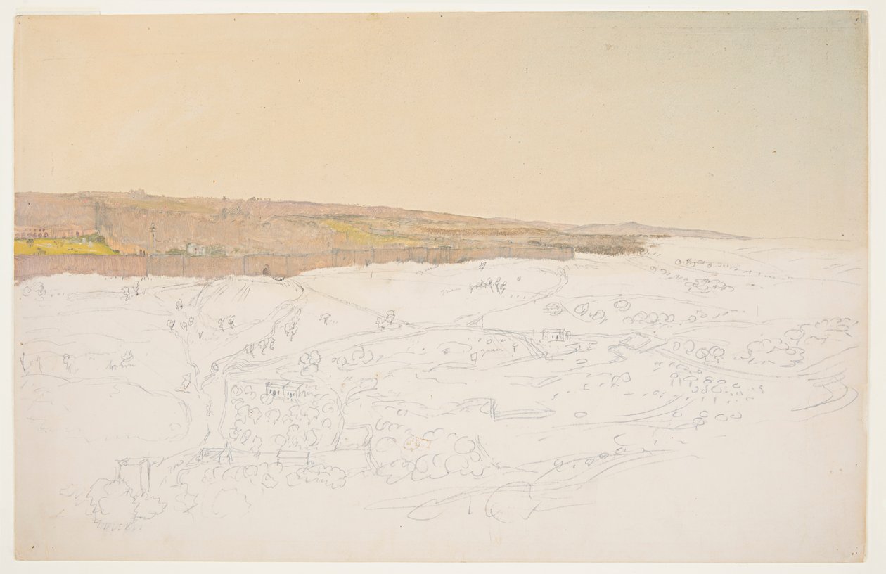Jeruzsálem, általános nézet alkotó: Frederic Edwin Church
