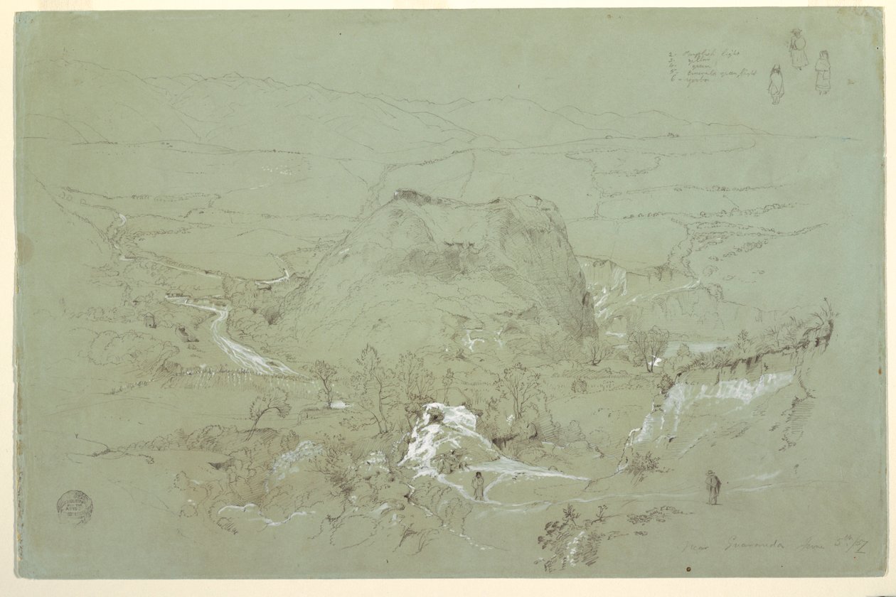 Tájkép Guaranda közelében, Ecuador alkotó: Frederic Edwin Church