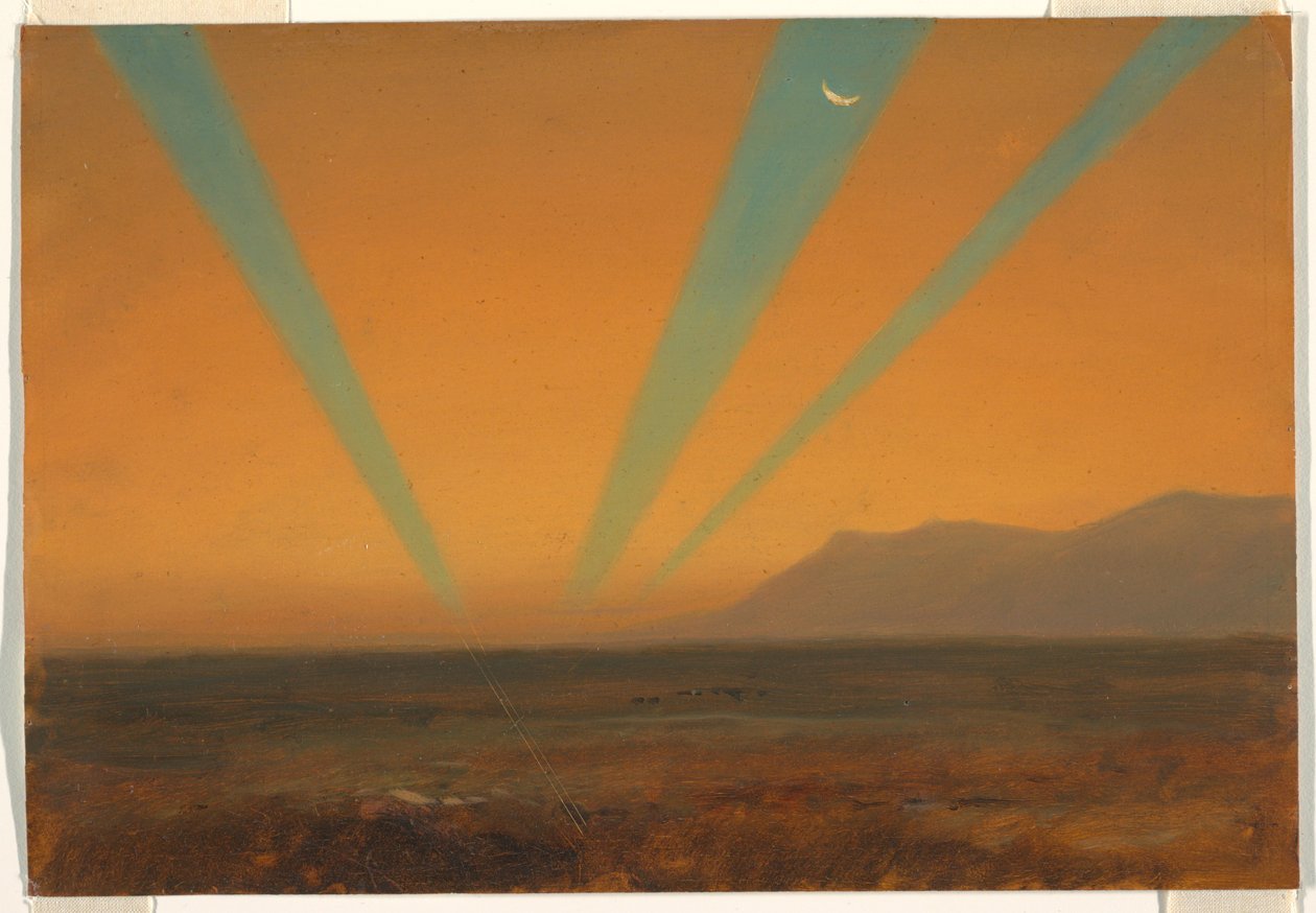 Táj naplementével alkotó: Frederic Edwin Church