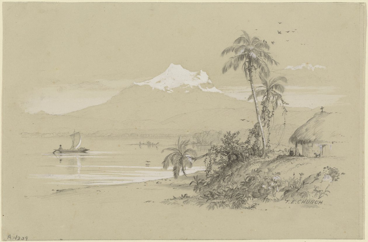 Magdalena folyó, Új-Granada, Ecuador alkotó: Frederic Edwin Church