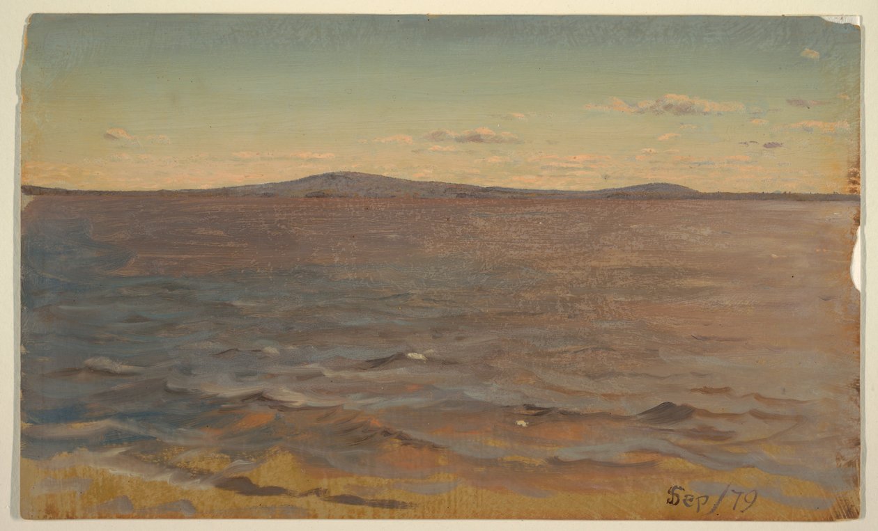 Maine, Katahdin-tó? alkotó: Frederic Edwin Church