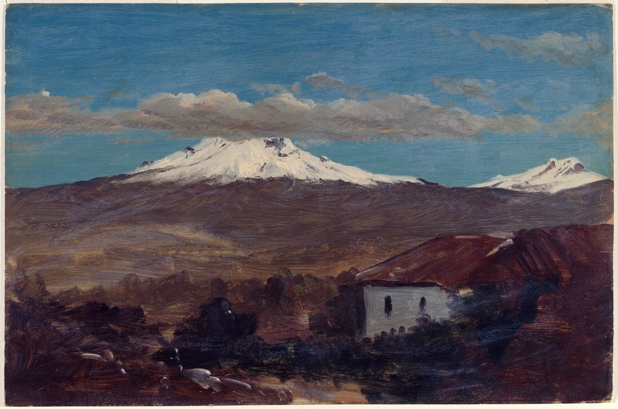 Chimborazo-hegy az ecuadori Riobamba-ból látható alkotó: Frederic Edwin Church